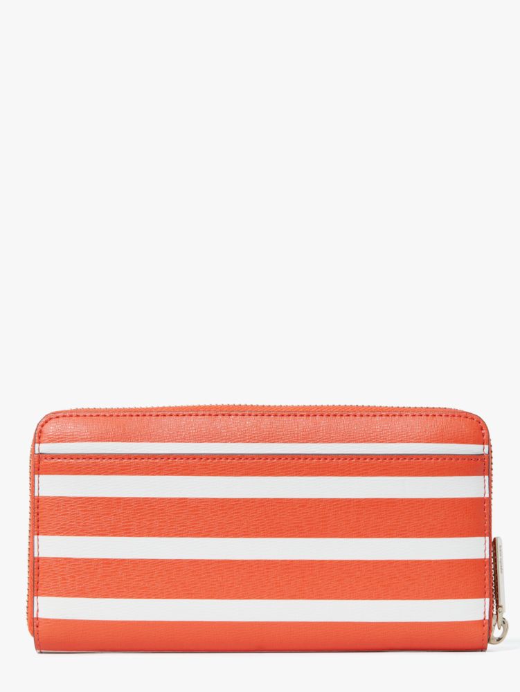 Kate Spade,spencer zip around continental wallet,Tamarillo Multi