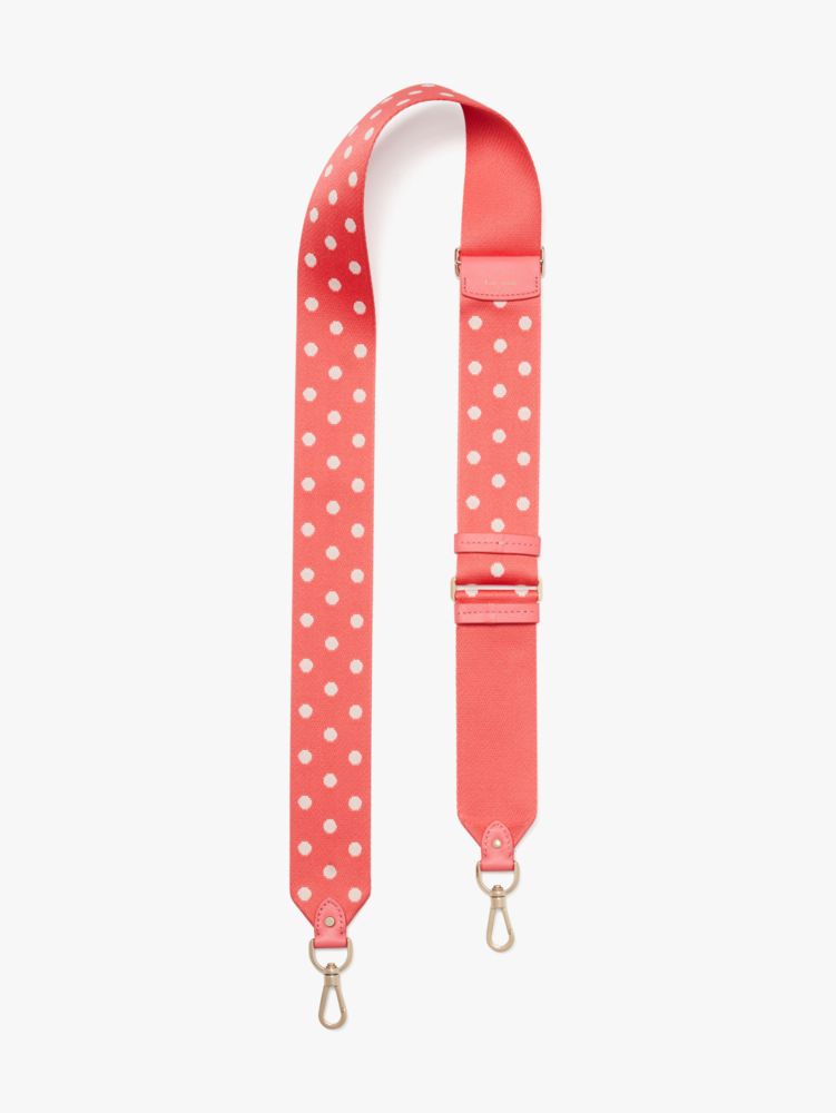 メイク イット マイン ポルカ ドット ウェブ ストラップ, Peach Melba Multi, Product