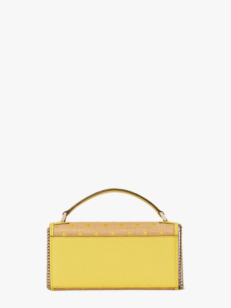 Kate Spade,roulette top-handle crossbody,crossbody bags,Yellow Multi