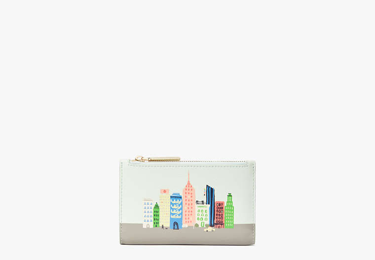 City Skyline Small Slim Bifold Wallet, Multi, Product image number 0