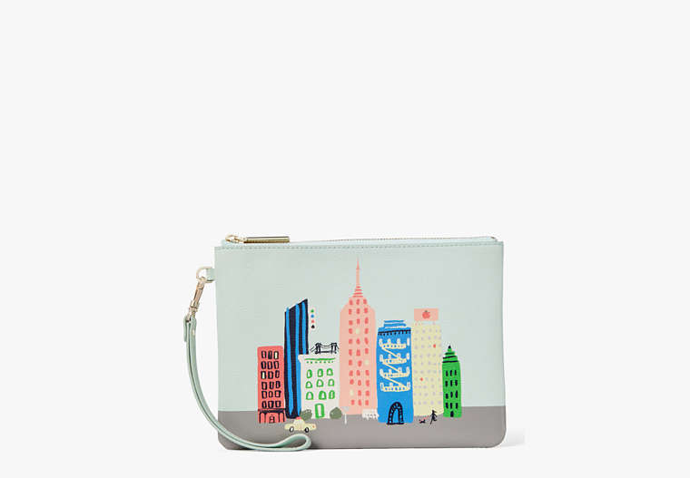 Kate Spade,city skyline small pouch wristlet,wristlets & pouches,Multi image number 0