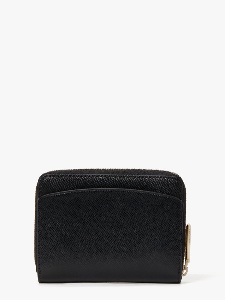 Kate Spade,spencer small compact wallet,Black
