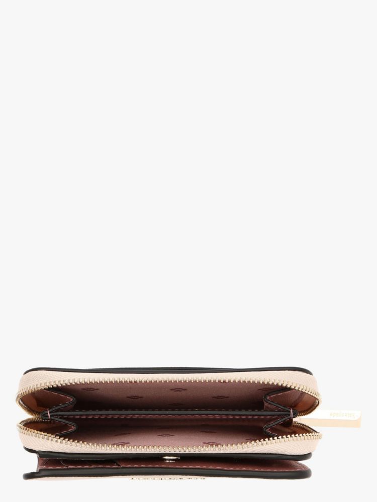 Kate Spade,スペンサー スモール コンパクト ウォレット,財布小物,ウォームベージュ/ブラック