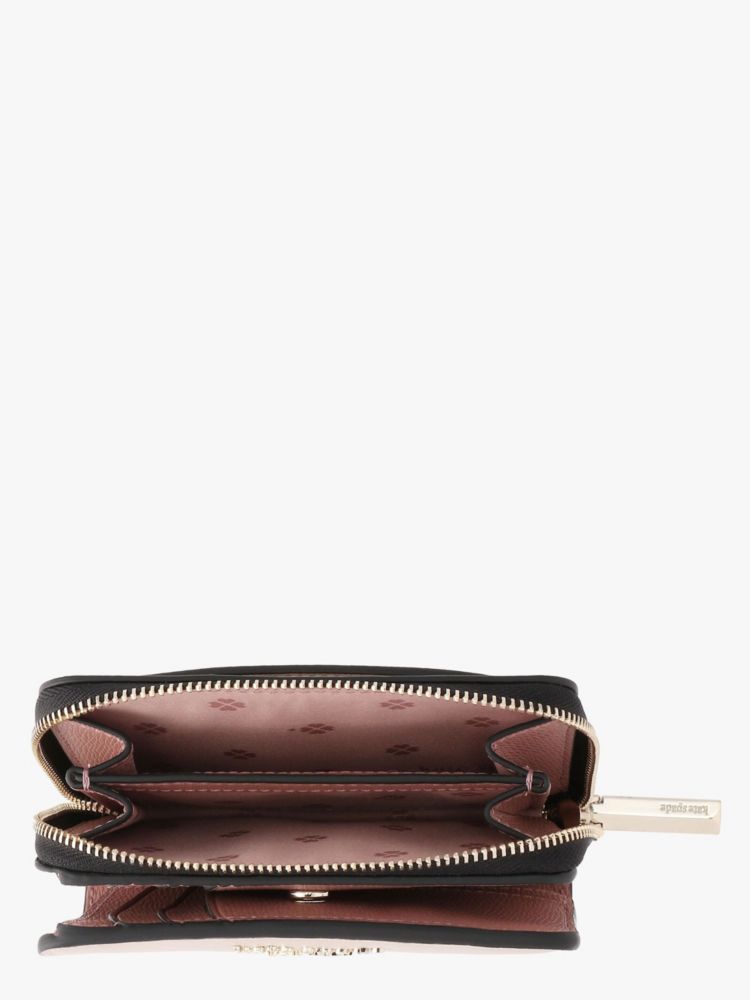 Kate Spade,スペンサー スモール コンパクト ウォレット,財布小物,ウォームベージュ/ブラック