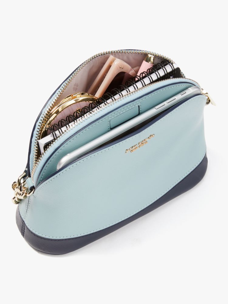 Kate Spade Green Leather Spencer Zip Crossbody Bag Kate Spade