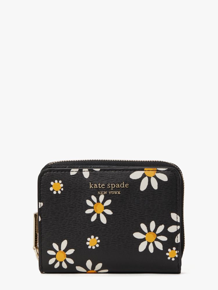 Spencer Daisy Dots Small Compact Wallet | Kate Spade New York