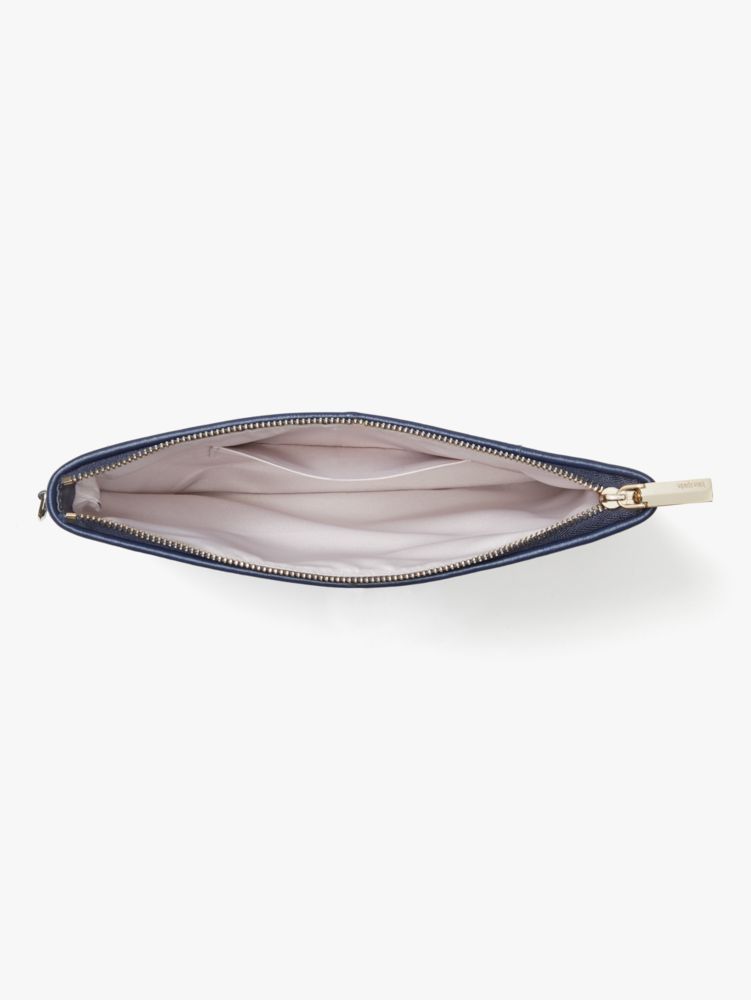 Kate Spade,spade flower jacquard stripe pouch wristlet,wristlets & pouches,Atmosphere Multi
