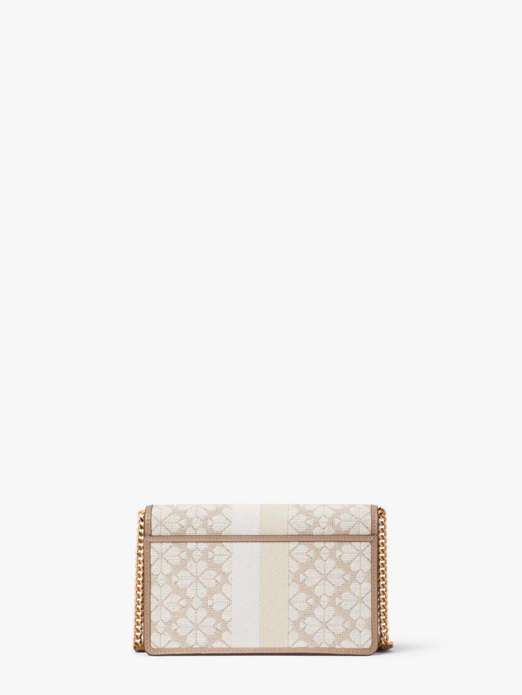 Spade Flower Jacquard Stripe Chain Wallet | Kate Spade New York