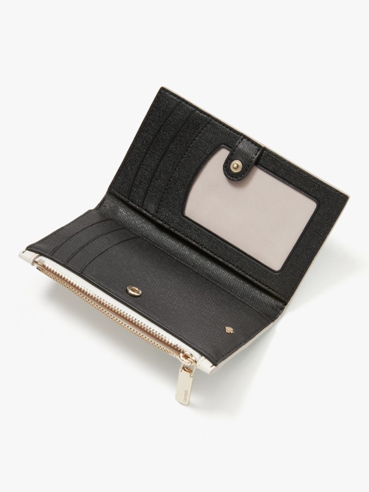 Kate Spade,Hoppkins Frog Small Slim Bifold Wallet,