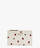 Kate Spade,lady bug dots small slim bifold wallet,Multi
