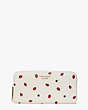Kate Spade,lady bug dots zip-around continental wallet,Multi