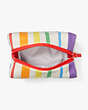 Kate Spade,rainbow large cosmetic case,cosmetic bags,Multi