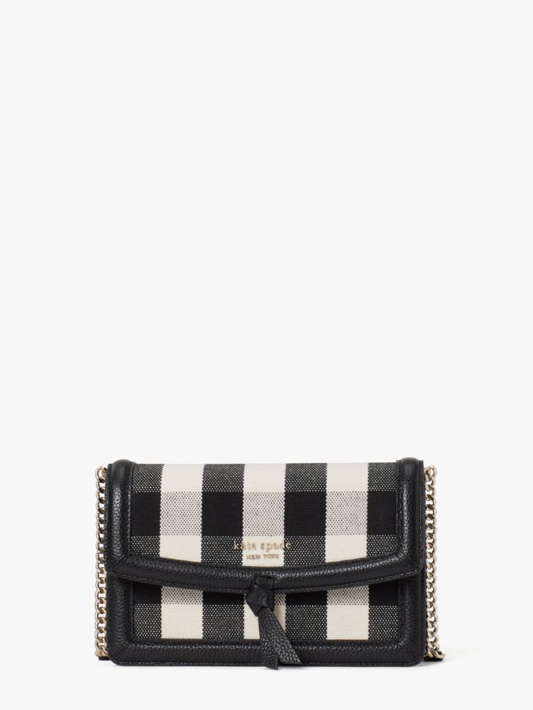 Checkerboard Mini Fabric Flap Crossbody Sling Bags for Women