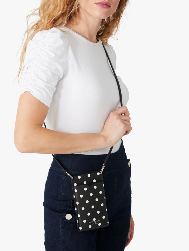 Buy KATE SPADE Spencer Sunshine Polka-Dot Print Phone Crossbody