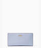 Kate Spade,cameron street stacy large slim bifold wallet,Aqua