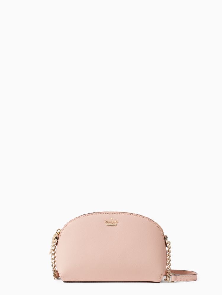 Kate Spade Cameron Street Hilli Garden Pink Leather Dome Crossbody Bag –  Design Her Boutique