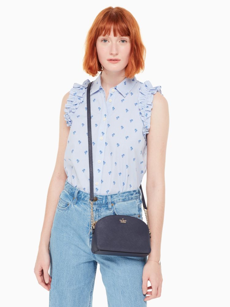 Kate Spade Cameron Street Hilli Berry Crush Leather Dome Crossbody Bag –  Design Her Boutique