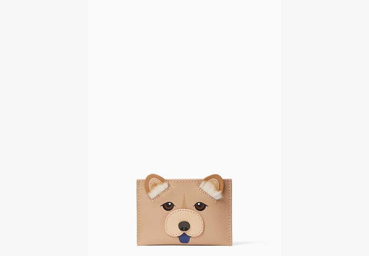 Kate Spade,year of the dog applique cardholder,Multi