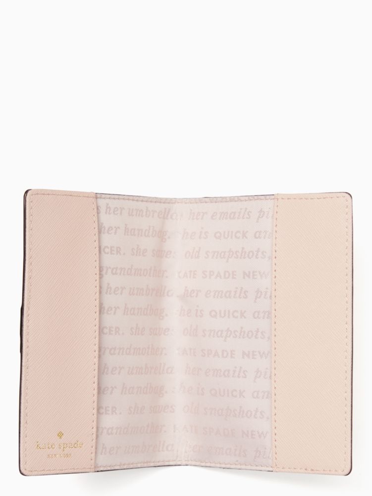 Kate Spade,by the pool flamingo passport holder,Multi