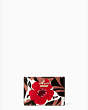 Kate Spade,cameron street poppy field card holder,Cat Print