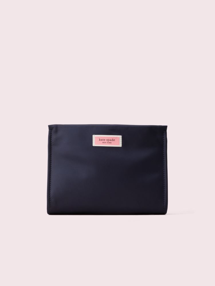 Kate Spade,Sam Nylon Medium Cosmetic Bag,