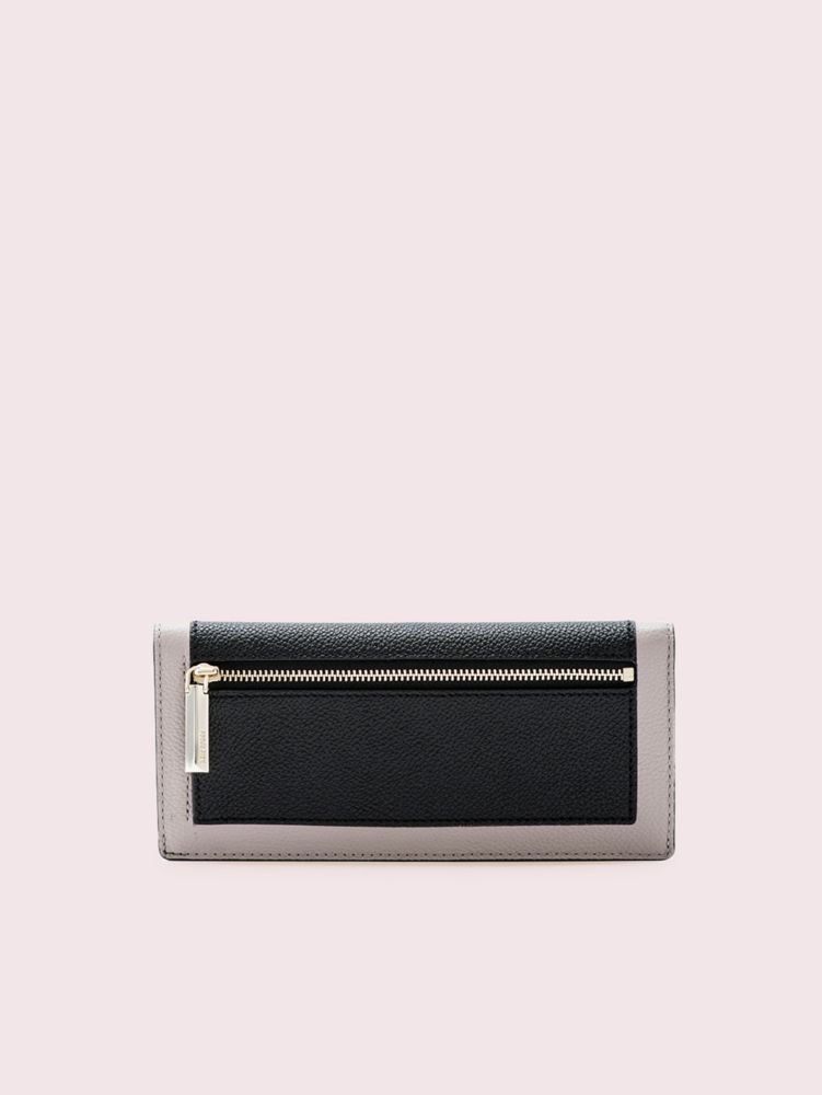 Margaux pebble leather bifold continental sale wallet