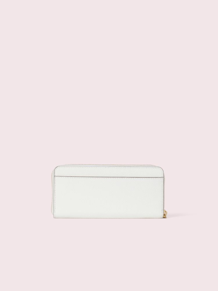 Margaux Enamel Spade Slim Continental Wallet, , Product