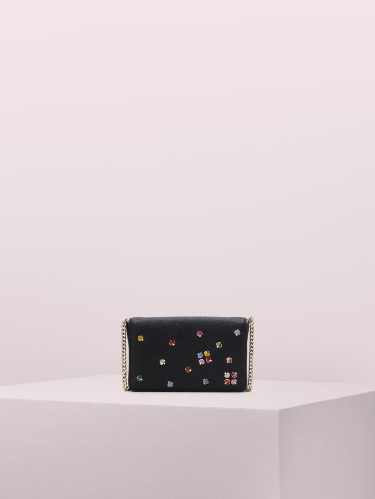 Margaux enamel spade chain wallet new arrivals