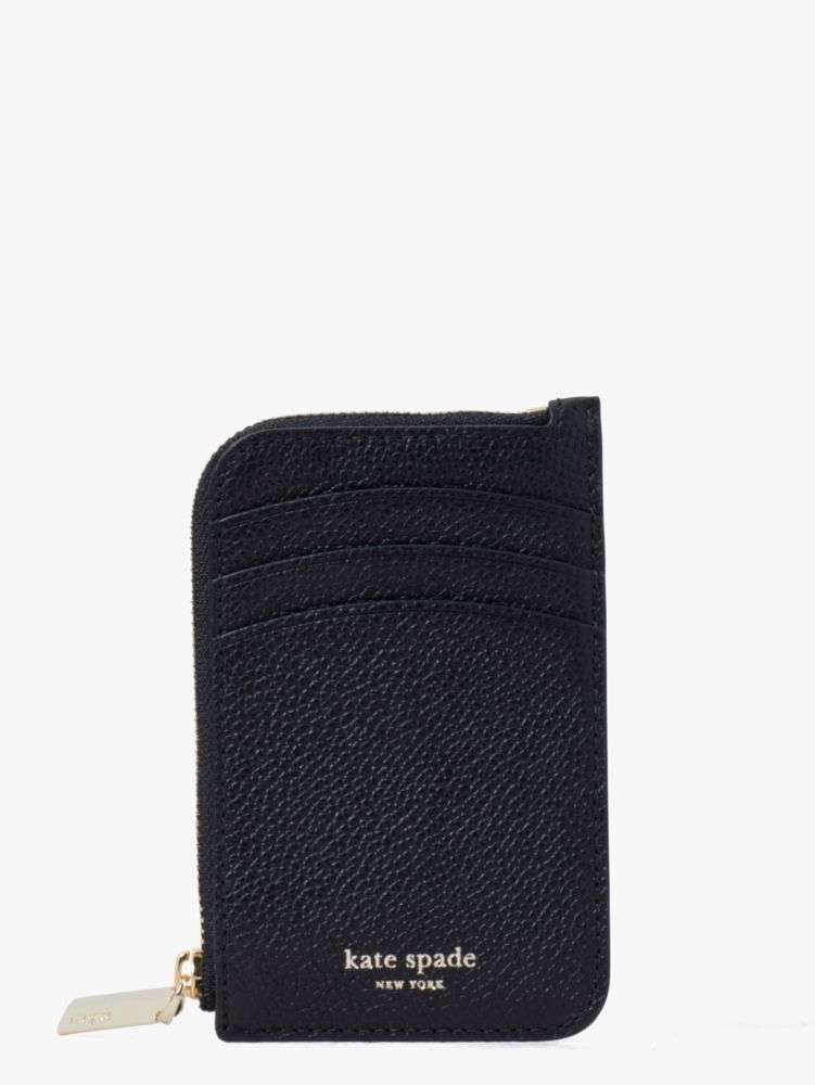 Blk Wht Margaux Zip Cardholder