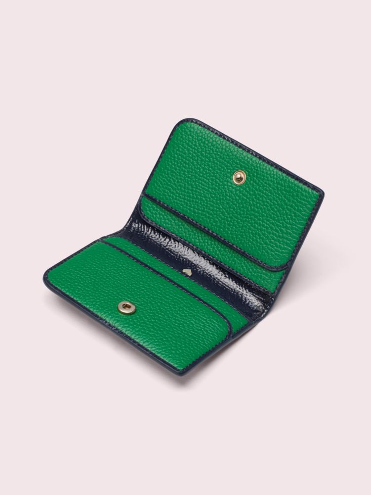 Kate Spade,sam bifold card case,cardholders,Green Bean