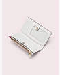 Kate Spade,sylvia marker floral small slim bifold wallet,Optic White Multi