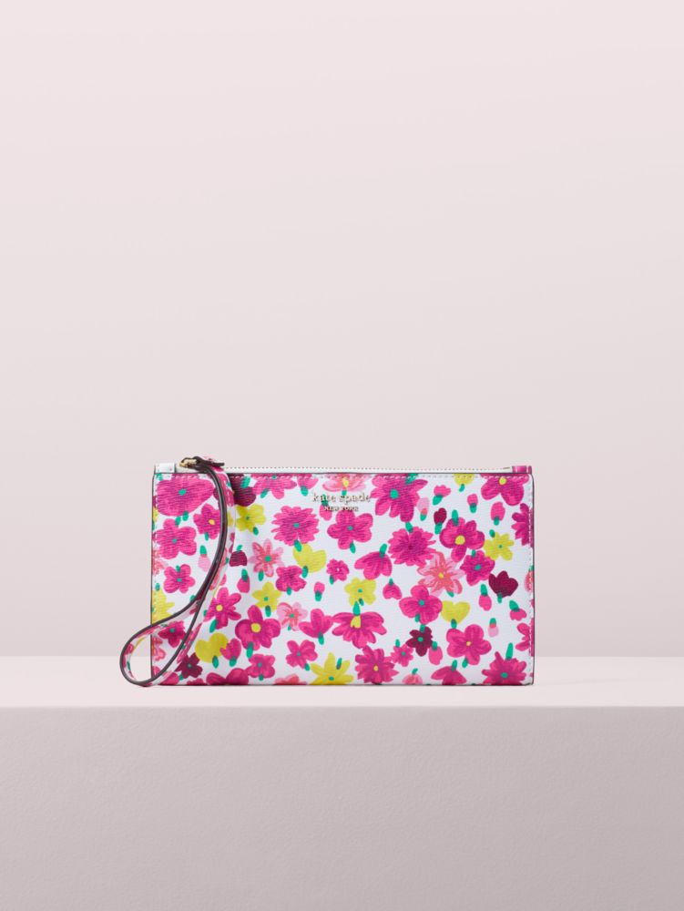 Sylvia Marker Floral Large Continental Wristlet Kate Spade Outlet Kate Spade New York