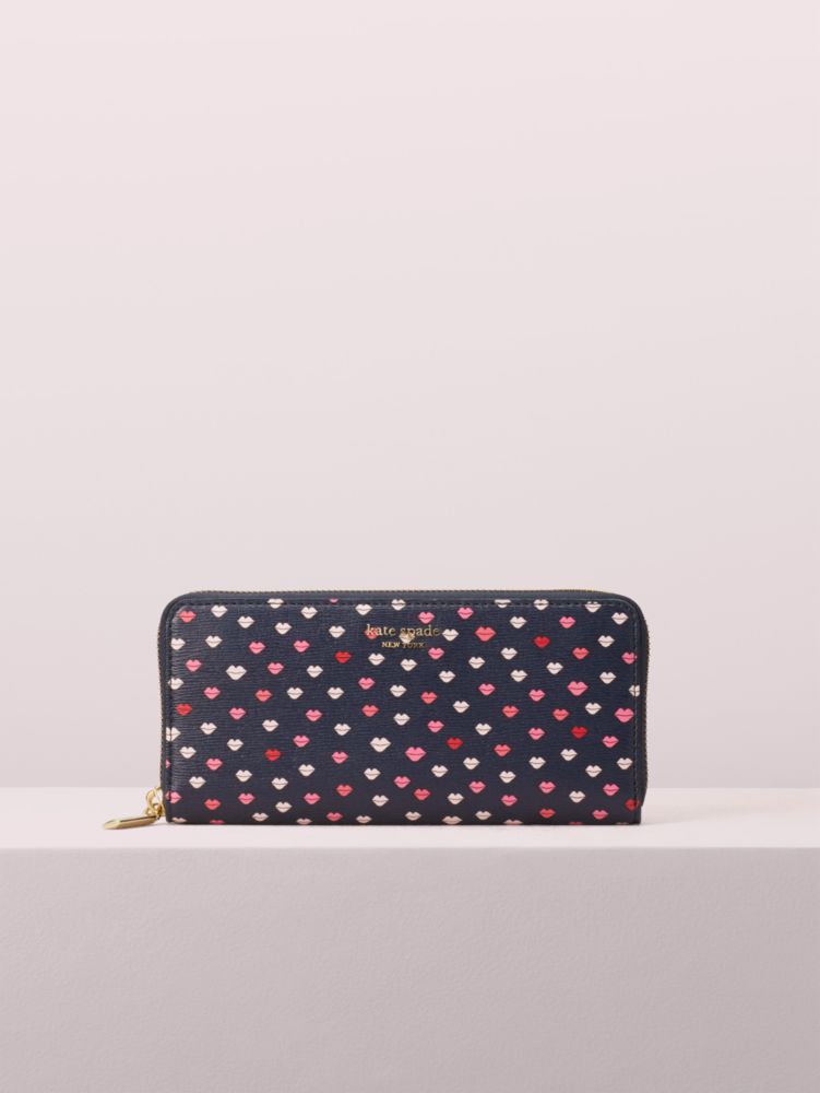 Sylvia Lips Slim Continental Wallet Kate Spade Outlet Kate Spade Outlet