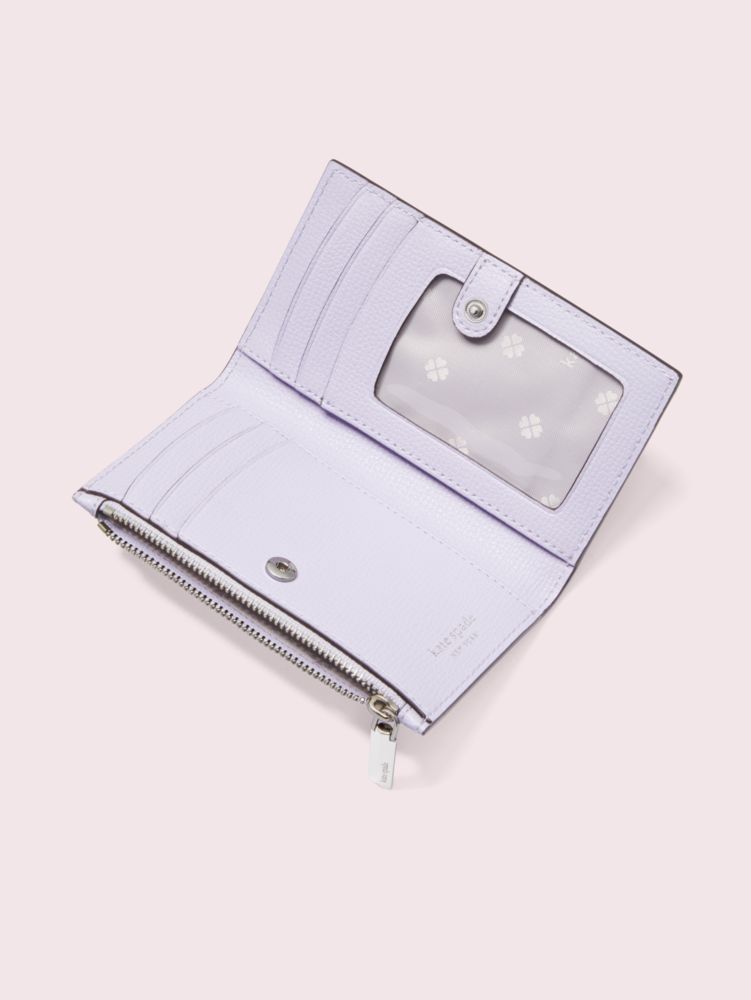 Kate Spade,sylvia perforated small slim bifold wallet,