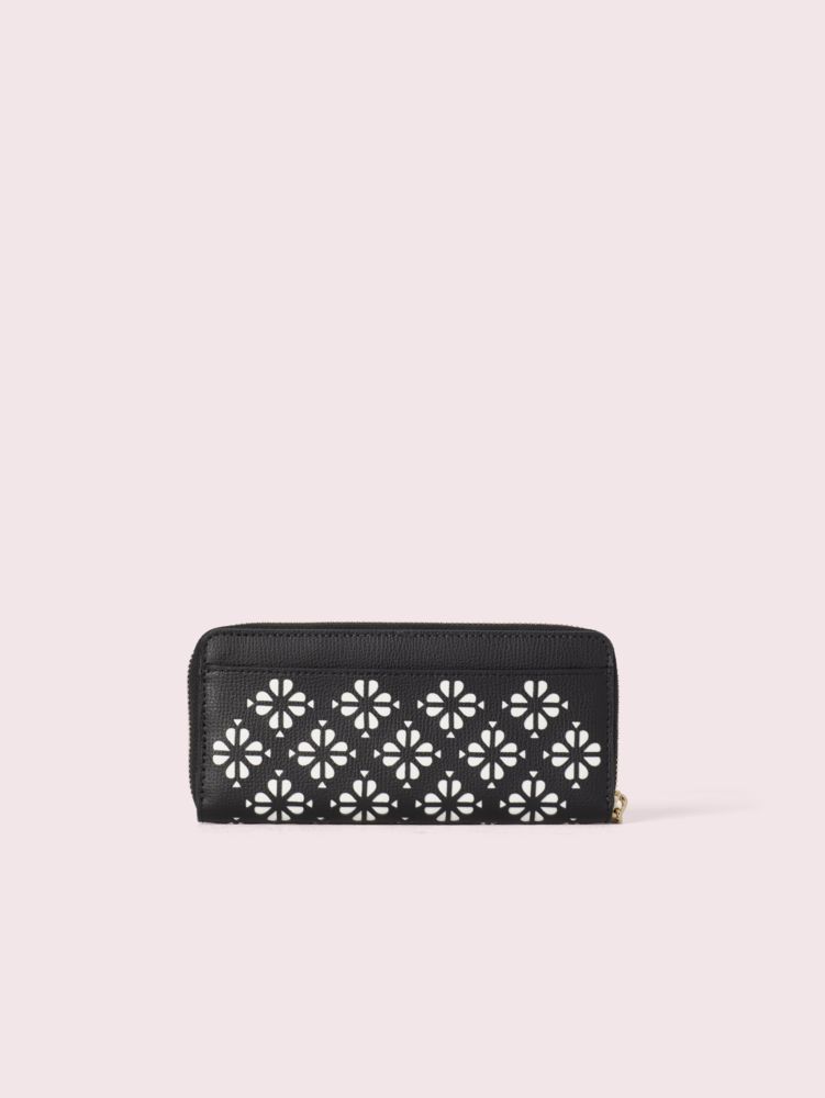 Kate Spade,sylvia perforated slim continental wallet,