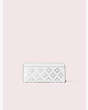 Kate Spade,sylvia perforated slim continental wallet,Optic White