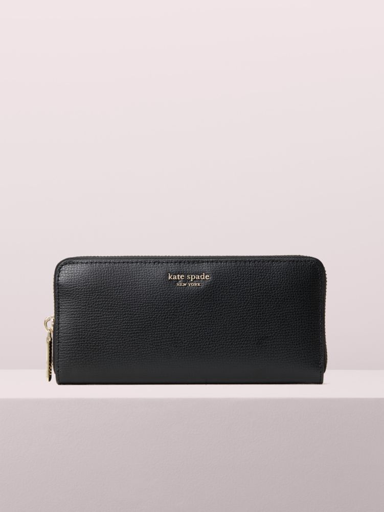 Sylvia perforated best sale slim continental wallet