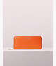Kate Spade,sylvia slim continental wallet,Juicy Orange