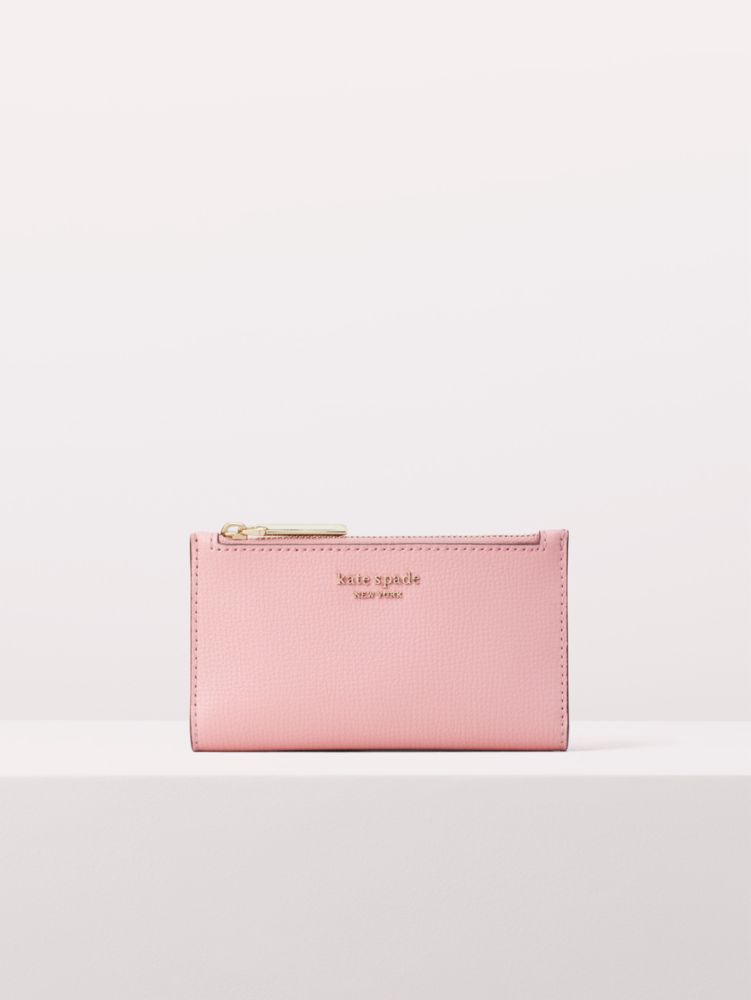 Sylvia perforated small slim bifold wallet online