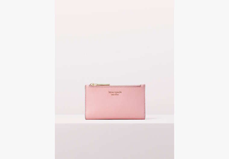 Kate Spade,sylvia small slim bifold wallet,Rococo Pink
