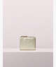 Kate Spade,small bifold wallet,Pale Gold