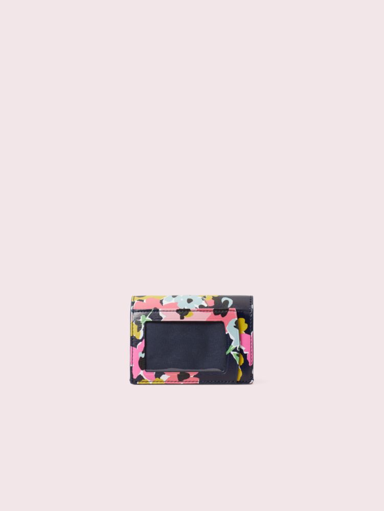 Kate Spade,sylvia wildflower bouquet mini keyring wallet,