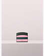 Kate Spade,sylvia stripe card holder,Pink Multi