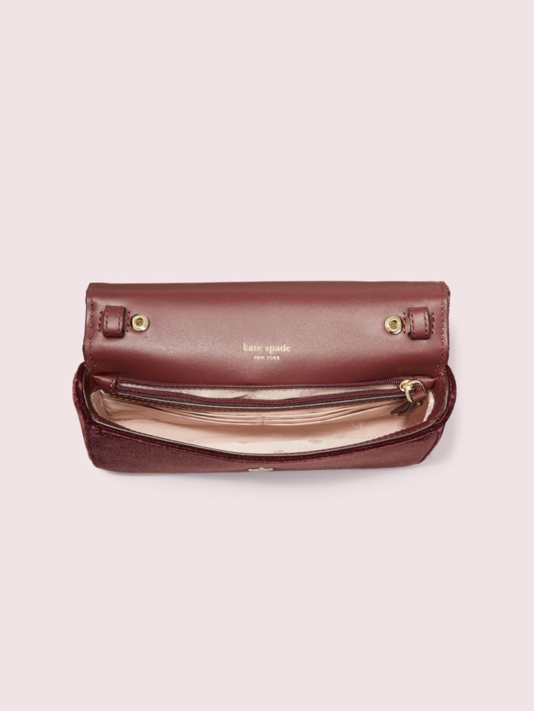 Kate Spade,Amelia Velvet Chain Wallet,