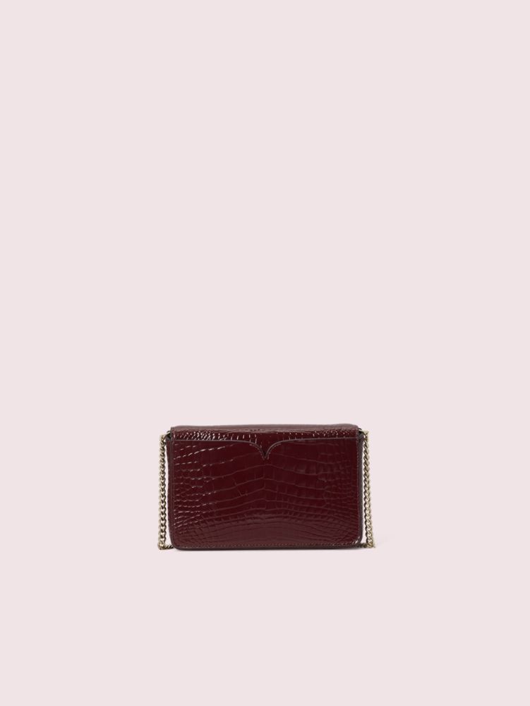 Romy Croc Embossed Chain Wallet Kate Spade New York