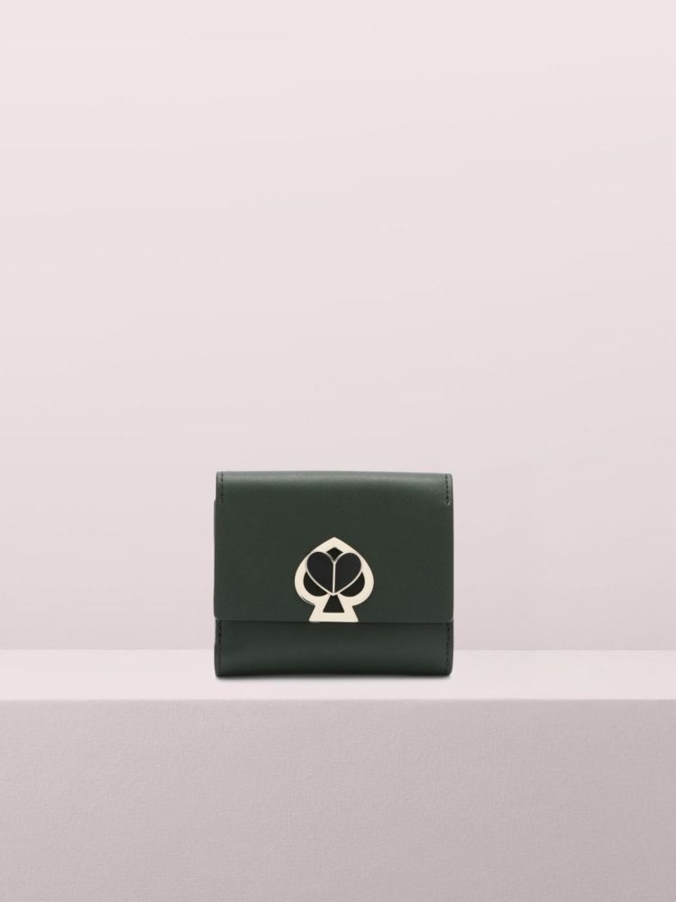 Kate Spade,二コラ ツイストロック バイフォールド フラップ ウォレット,全てのアウトレット,