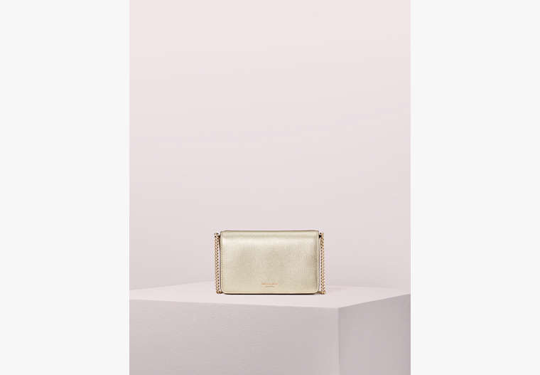 Kate Spade,sylvia chain wallet,crossbody bags,Gold