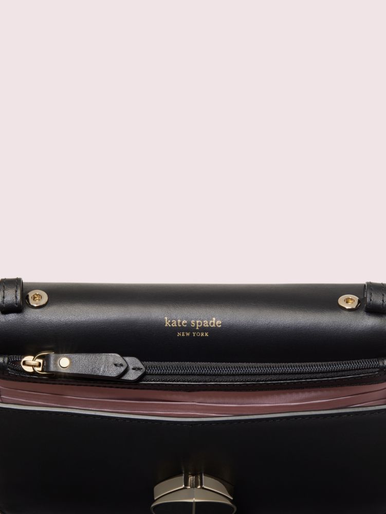 Nicola Faux Fur Twistlock Chain Wallet | Kate Spade FR