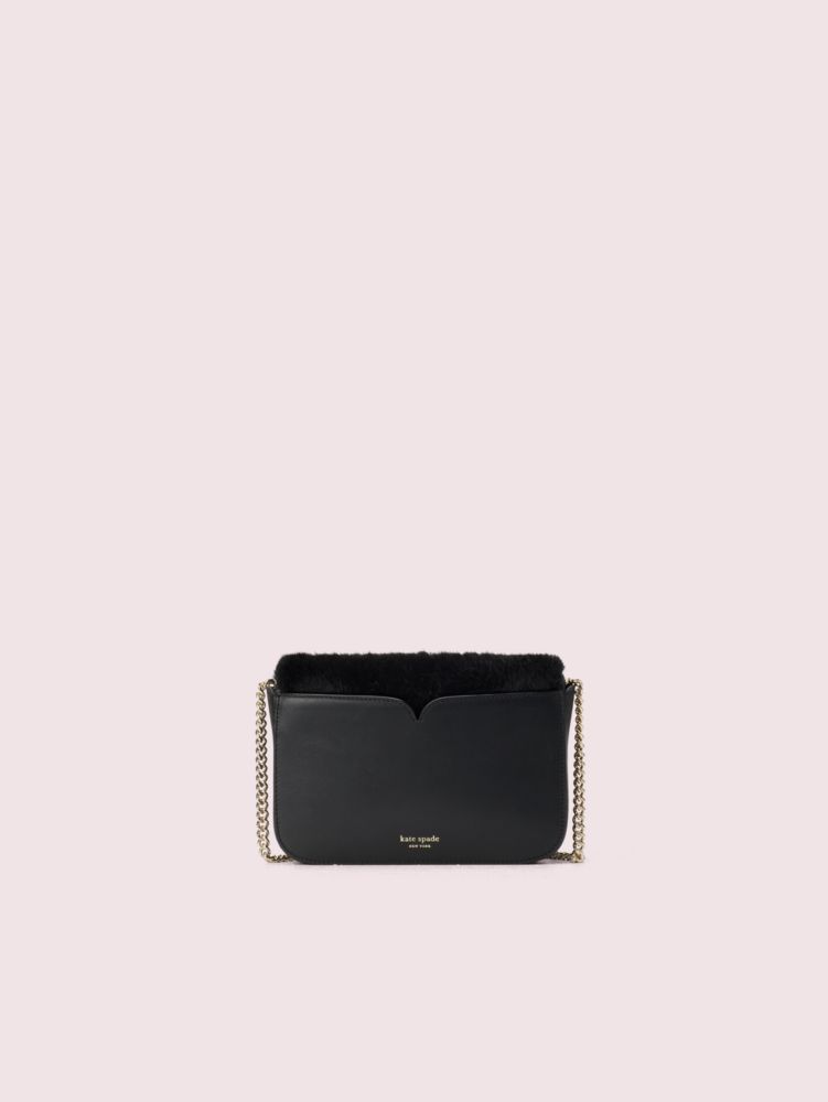 Nicola Faux Fur Twistlock Chain Wallet | Kate Spade FR