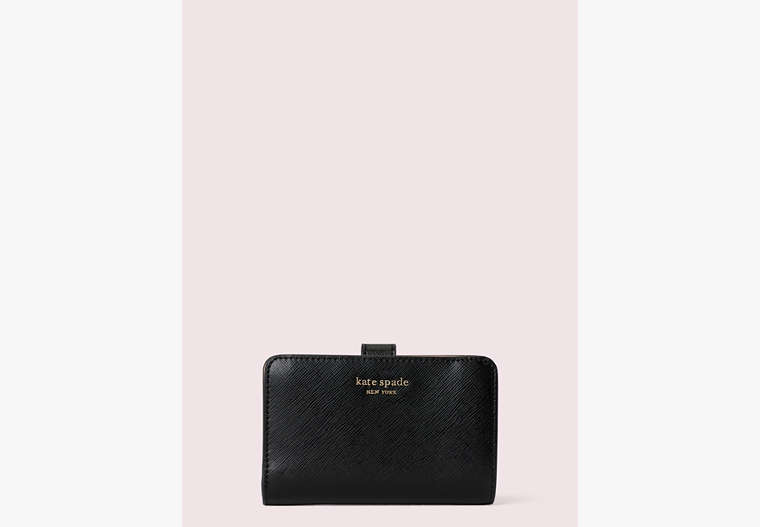 Kate Spade,spencer compact wallet,Black